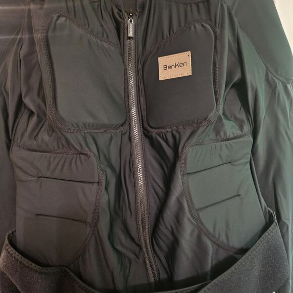 BenKen Anti-Collision Sports Shirt Short Sleeve Body Armor Protective Gear Large - Picture 4 of 11